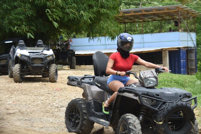 Private ATV and Blue Hole Adventure in Ocho Rios - Lunch Included - The ATV and dune buggy ride: helmet on, mud flying, real trail time