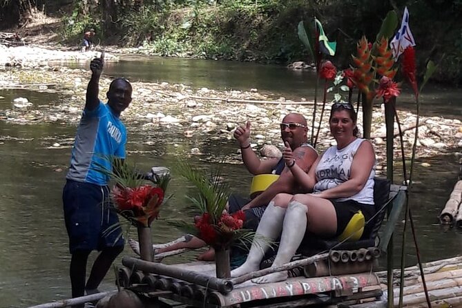 Private Bamboo Rafting along Great River with Pickup - The Great River Bamboo Raft: 30-Foot Handmade, Warm Captain Energy
