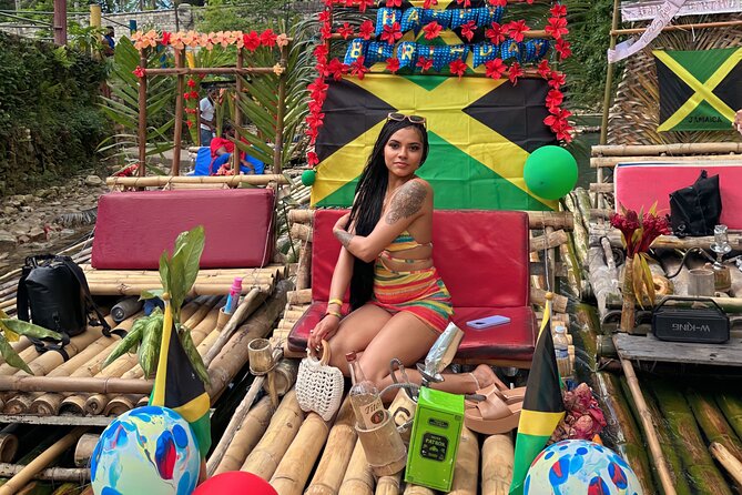 Private Bamboo Rafting and Limestone Massage In Montego Bay - Lethe River on a handcrafted bamboo raft, slow water and bird sounds