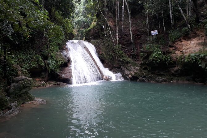Private Blue Hole and River Tubing from Ocho Rios - Stop 1: Blue Hole, rope swing, caves, and the choice to play hard