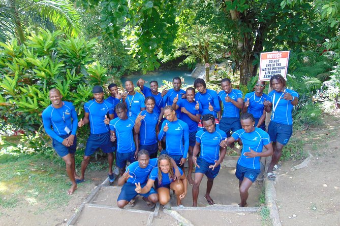 Private Blue Hole & Secret Falls Day Trip plus Shopping from Montego Bay Hotels - Blue Hole Time: Mineral Pool Fun With a Real Safety Net
