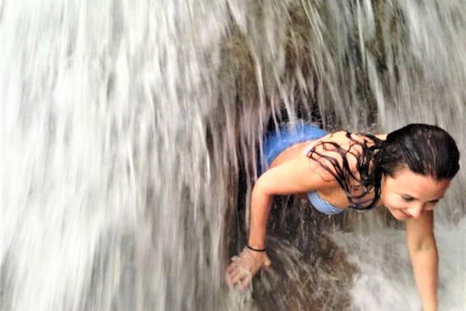 Private Blue Hole & Secret Falls Day Trip plus Shopping from Montego Bay Hotels - Secret Falls: Photos, a Short Hike, and Waterfall Energy