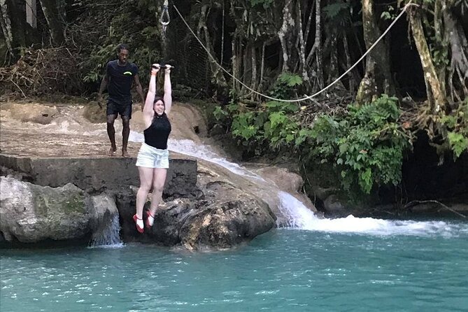 [PRIVATE] Blue Hole & Secret Falls Tour with Entrance Fees - Blue Hole: where the guide turns chaos into a safe, fun swim