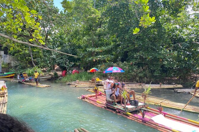 Private Dunn's River and Bamboo Rafting Combo from Ocho Rios - Dunns River Falls Feels Like Jamaica’s Water Playground