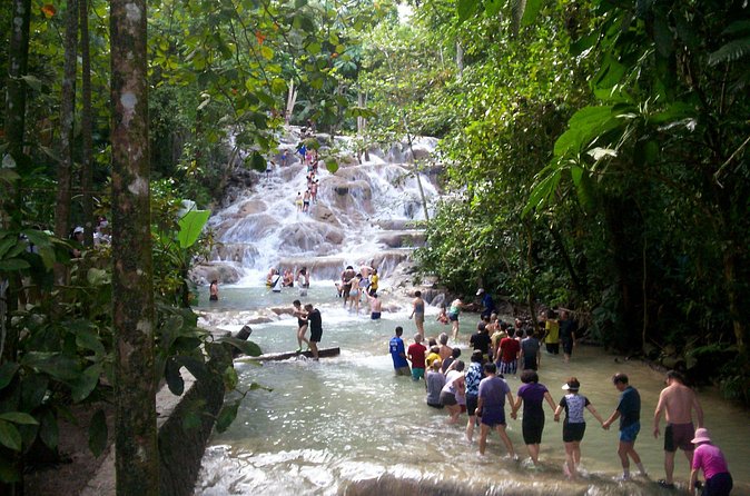 Private Dunn's River Falls Adventure from Montego Bay - Stop 3: Green Grotto area, slavery escape history and Spanish-era notes