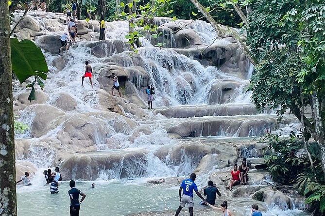 Private Dunn’s River Falls Experience + Blue Hole Secret falls - Blue Hole (Island Gully Falls): Clear Water, Rope Swings, and Controlled Adventure