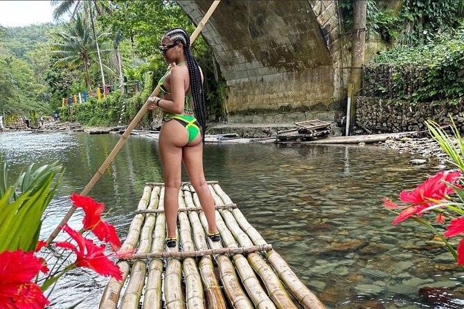 Private Montego Bay Bamboo Rafting with Limestone Foot Massage - Food and drinks for purchase: build your own raft moment