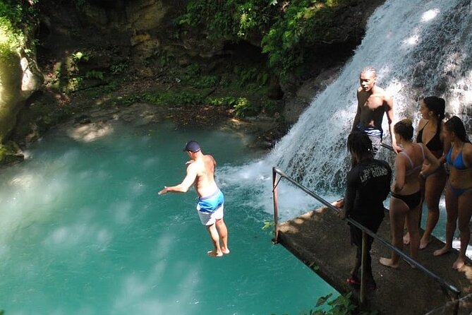 Private Transport to River Tubing or Rafting and Blue Hole combo - Optional swap: Blue Hole plus Dunn’s River combo