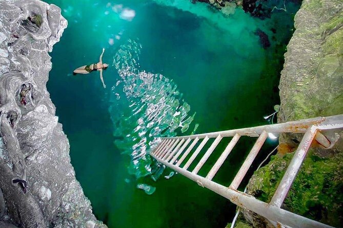 Private Trip to Blue Hole Mineral Springs, Negril & Ricks Café - Blue Hole Mineral Spring: Mineral Clay Scrub and the Pool Scene