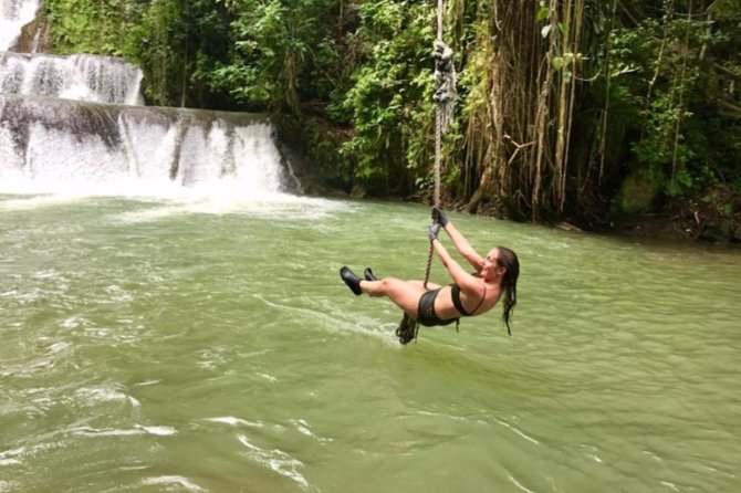 [PRIVATE] YS Falls, Black River, Pelican Bar - Entrance & Lunch - Lunch, cooler drinks, and where the value really comes from