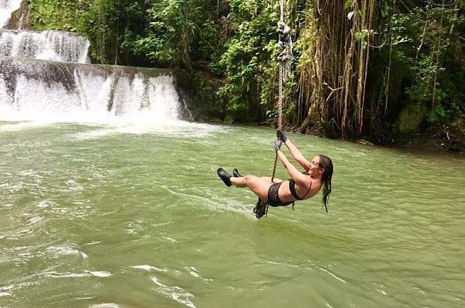 [PRIVATE] YS Falls from Negril - Entrance fees + Lunch Included - Swim time at the falls, plus the zipline decision