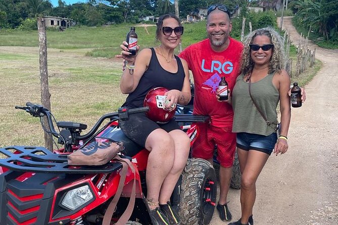 Rad Venture ATV, Transportation & Lunch - The dirt track segment: where you can build speed