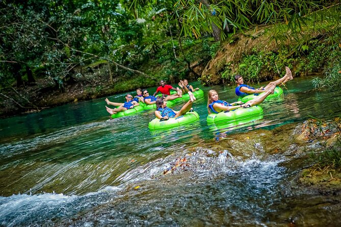 River Tubing with Private Transportation from Montego Bay - A Bamboo-Tree Break, Rope Swing Fun, and River Bed Rest