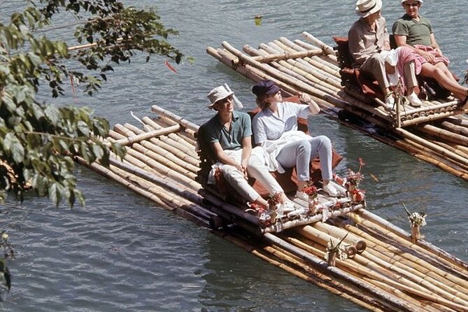 Royal Bamboo Rafting Adventure - The end-of-ride perks: coconut water, sugar cane, and limestone foot massage