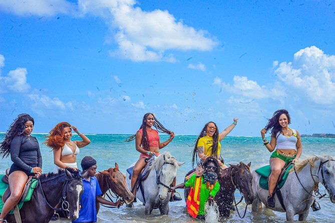 Shared Tour in Ocho Rios with Horseback Riding and Swimming - Ocean Riding and Optional Swimming