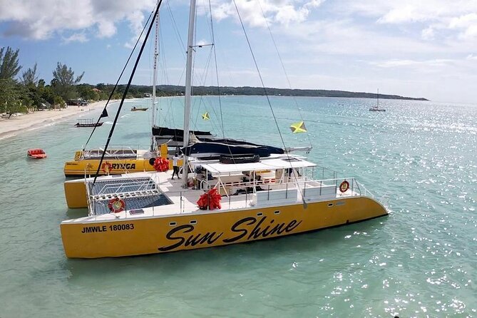 SUNSET PARTY CRUISE Rick's Cafe Ocean Coral / Eden Bay Guests - Snorkeling and Swim Time Between Stops: Included Gear and Real Expectations