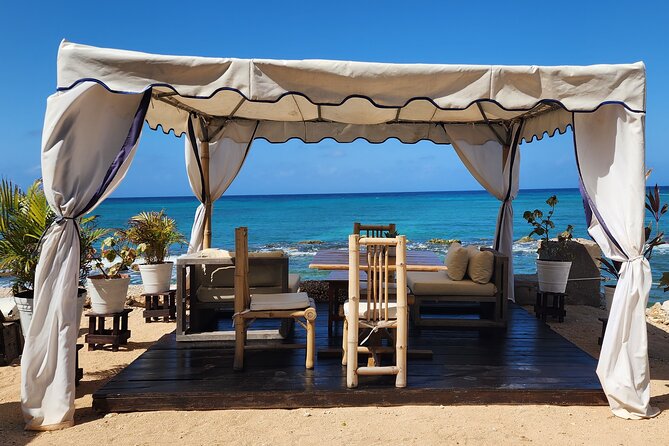 VIP Oceanfront Cabana at Bamboo Beach Club in Montego Bay - Why this cabana setup changes your whole beach day