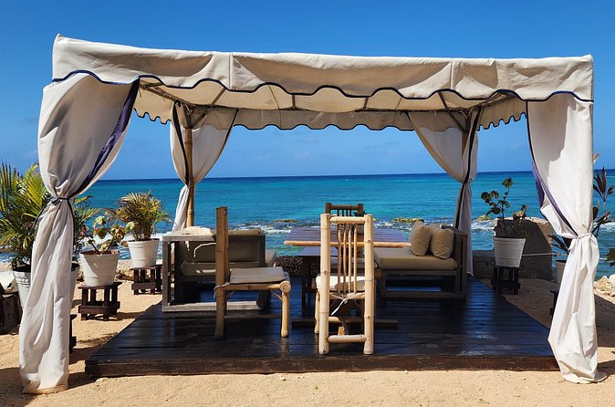 VIP Oceanfront Cabana at Bamboo Beach Club in Montego Bay - Swimming, shore walks, and the optional beachside massage
