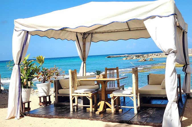 VIP Oceanfront Cabana at Bamboo Beach Club in Montego Bay - Light entertainment and cocktail demos, without the pressure