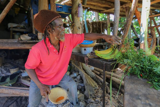 Zimbali's Rasta Tour Lunch - The Ital vegetarian lunch, coconut, spices, and wood fire