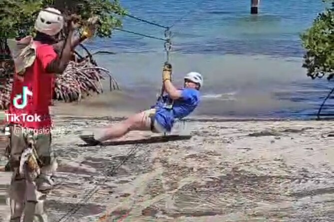 Zipline, Horseback Ride and Swim and Quad ATV bike in Negril - Jamwest Adventure Park: Zipline Energy in a Nature Setting